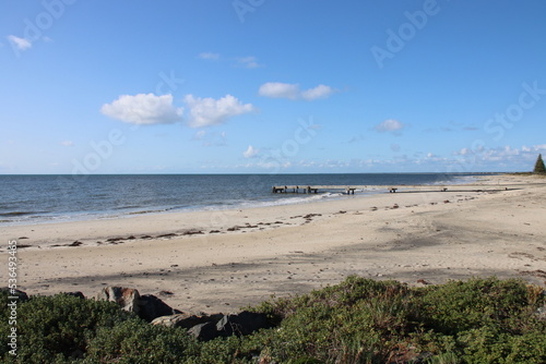 Beach scene in Busselton, Western Australia.