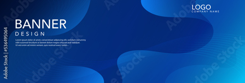 background with text, Blue banner