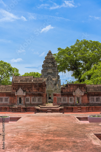 ancient temple in archaeological site country พิมาย