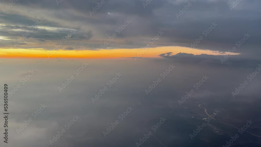 landscape out of window of airplane landscape out of window of airplane