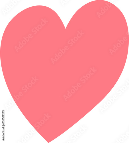 Free Download Pink Heart Illustration - GFXLoad