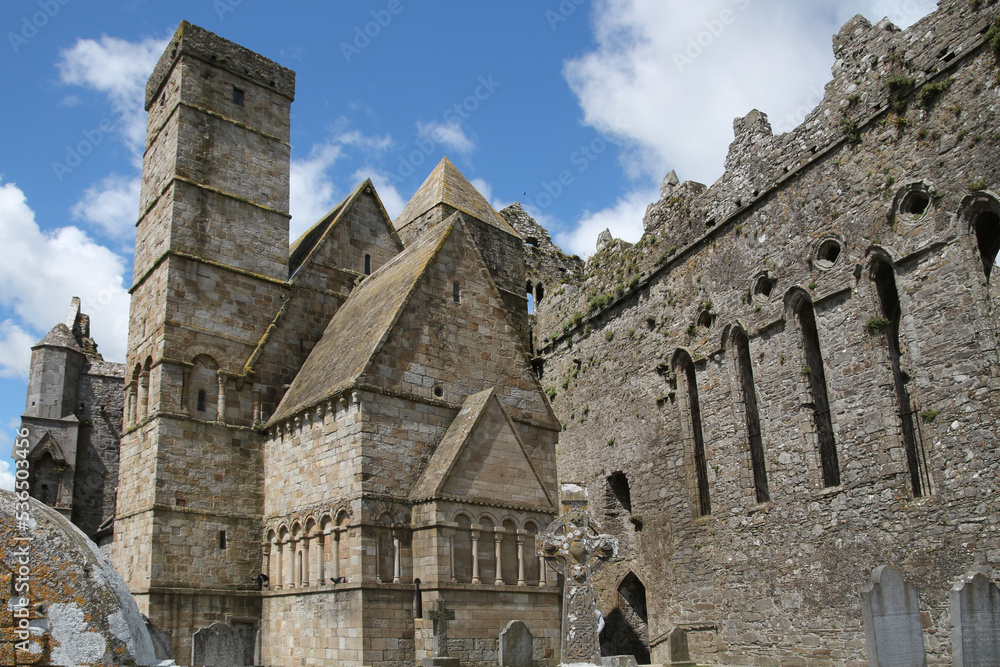Rock of Cashel ruins in County Tipperary, Ireland 