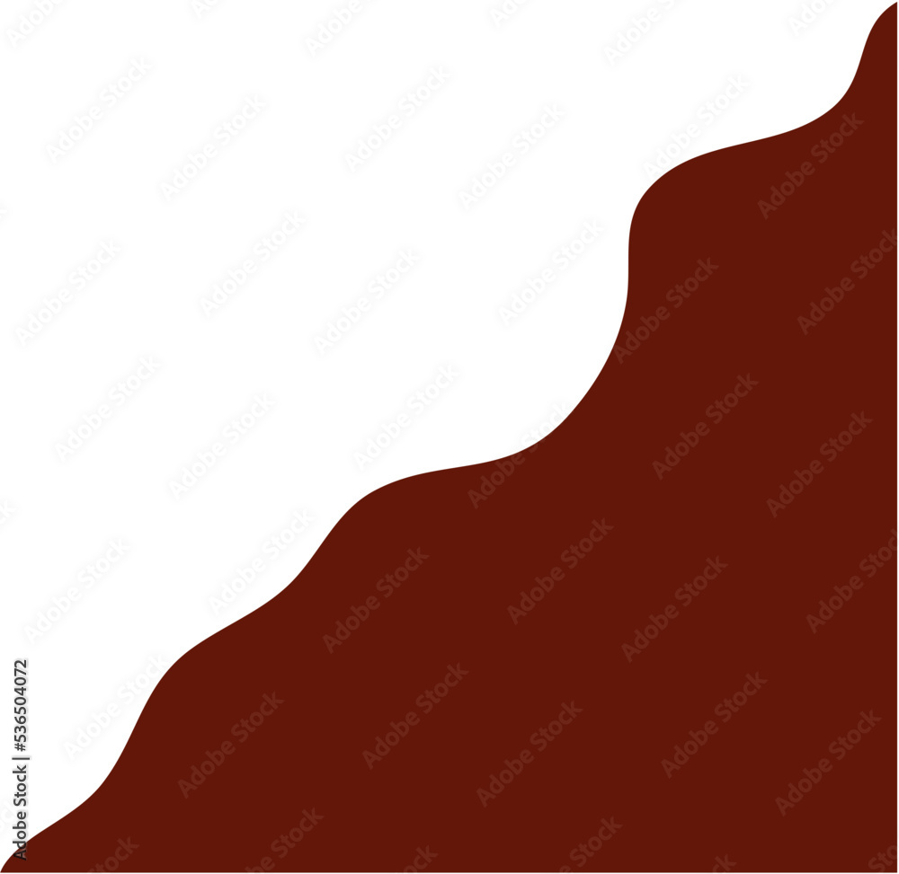 Abstract Blob Corner Border Abstract Blob Corner Border