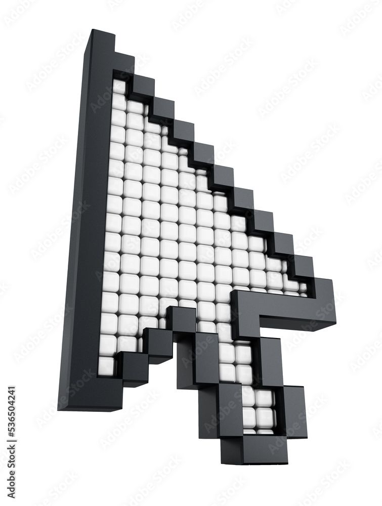 Arrow cursor isolated on transparent background Arrow cursor isolated on transparent background