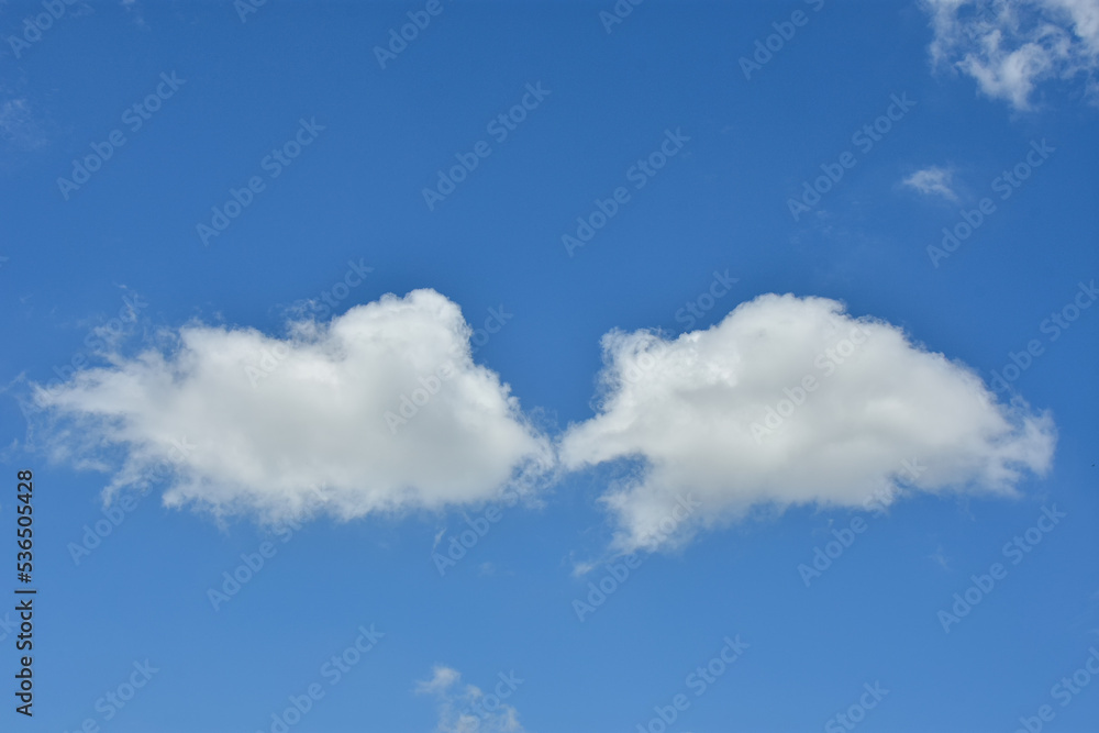White clouds against blue sky for a backgrounds. White clouds against blue sky for a backgrounds.