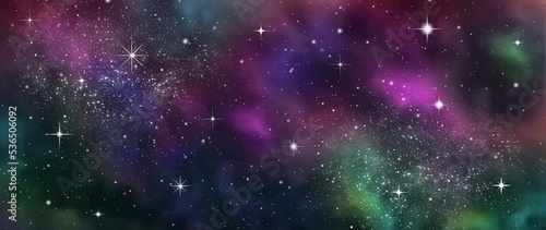 space background with stars