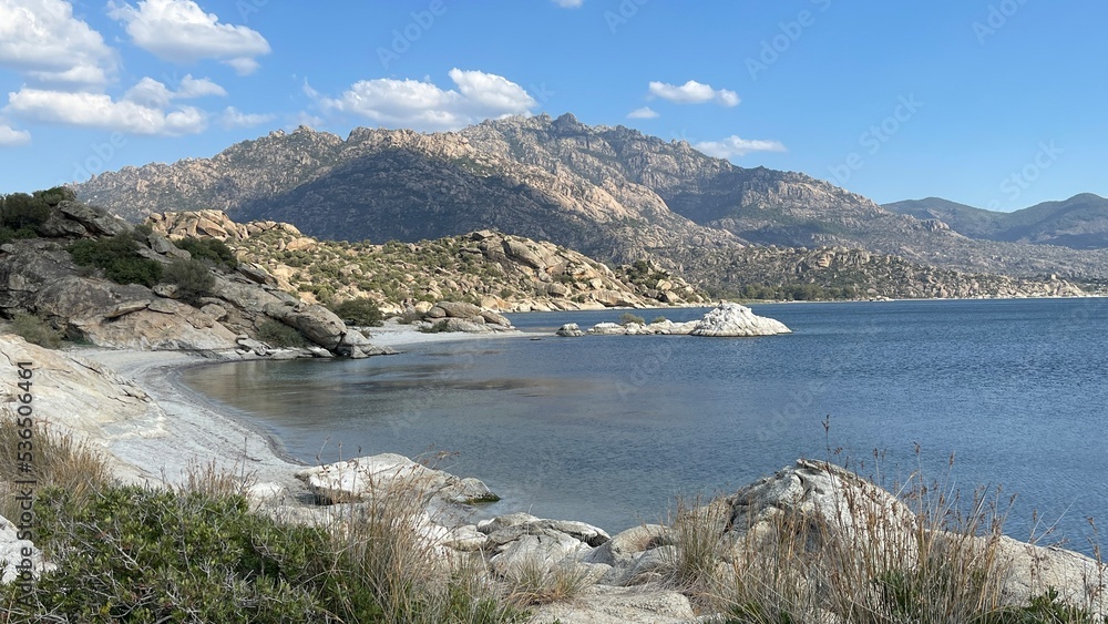 Obraz premium The Ancient City of Herakleia or Latmos Herakleia is one of the city settlements of the Ancient Ionian region, established within the borders of Kapıkırı Village, 39 km from Milas district of Muğla.