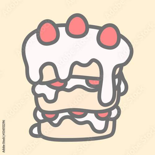 Three-tiered pancake⭐︎