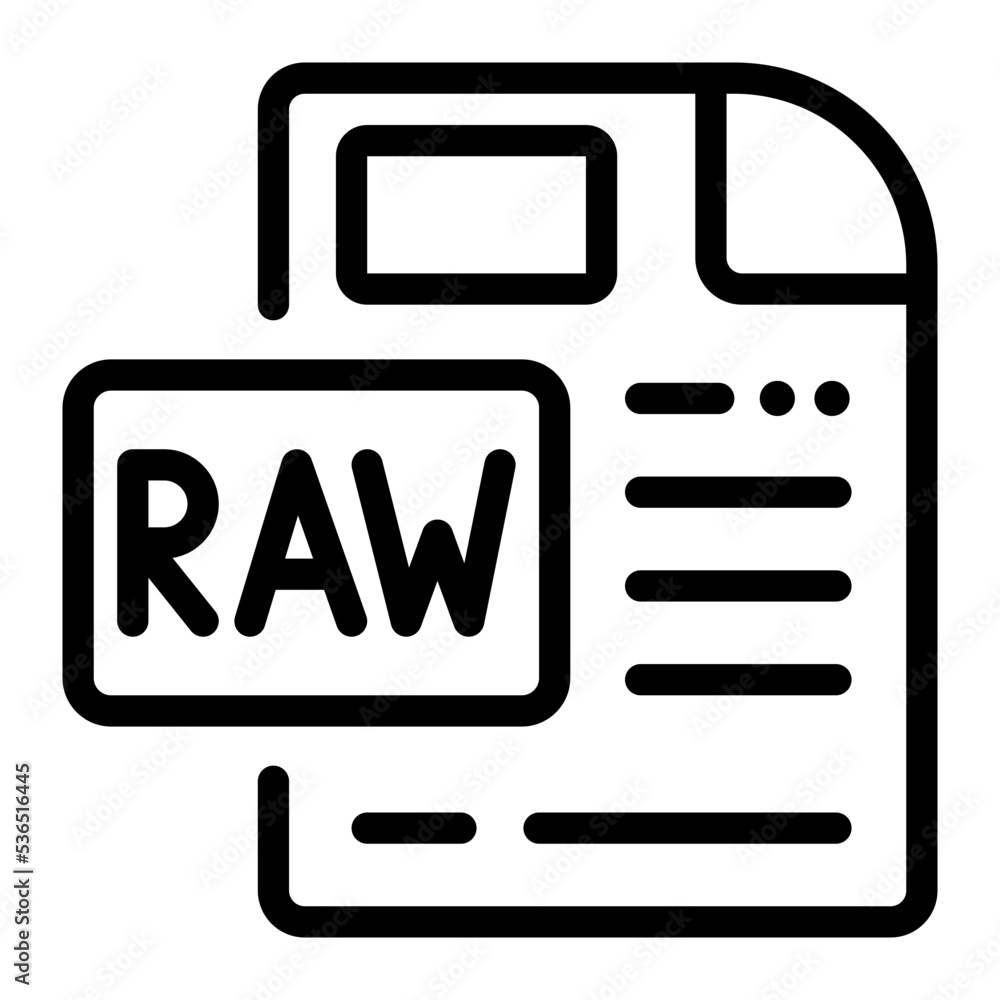 raw file icon raw file icon