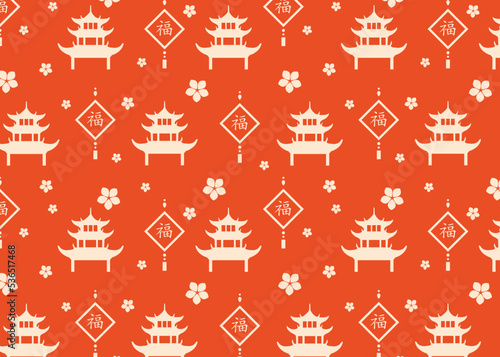Chinese style seamless pattern