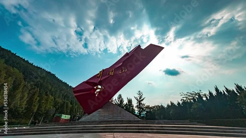 Statue of Jinggangshan Scenic Spot in Jiangxi, China photo