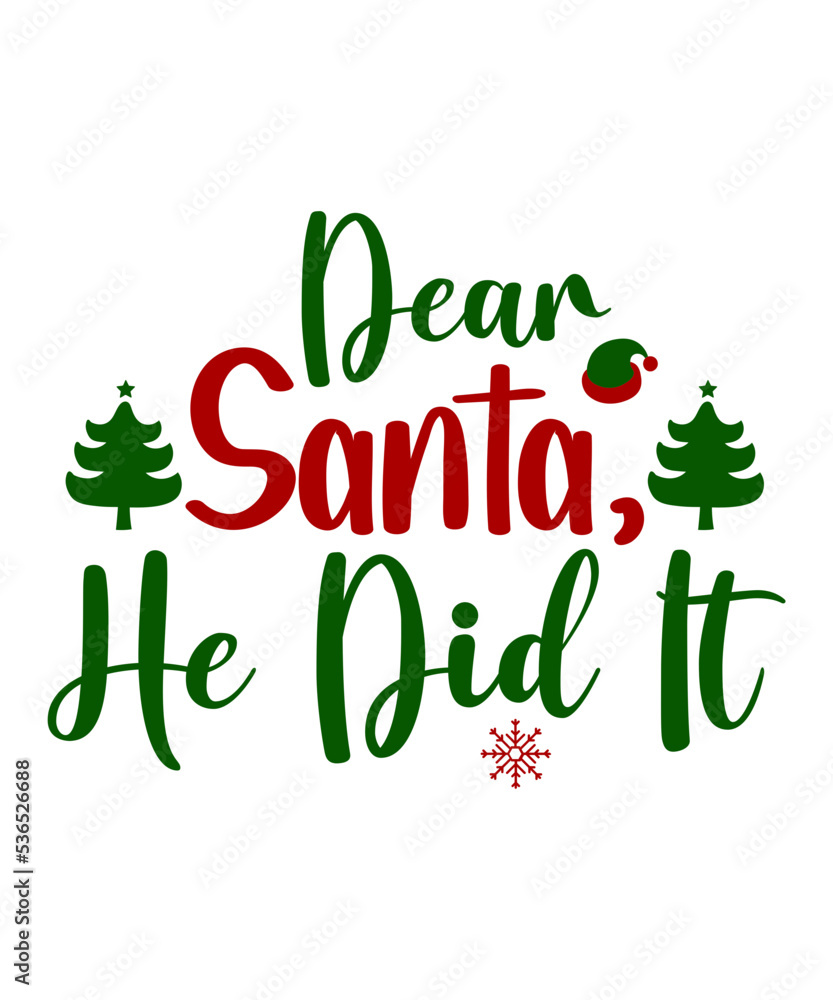 Fototapeta premium Christmas SVG Bundle, Christmas SVG, Merry Christmas SVG, Christmas Ornaments svg, Winter svg, Santa svg, Funny Christmas Bundle svg Cricut