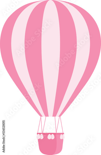 Hot air balloon isolated monochrome vector set. Collection of balloons with patterns zig zags, wavy lines, striped or checkered with basket and hot air in retro style for flight concept design