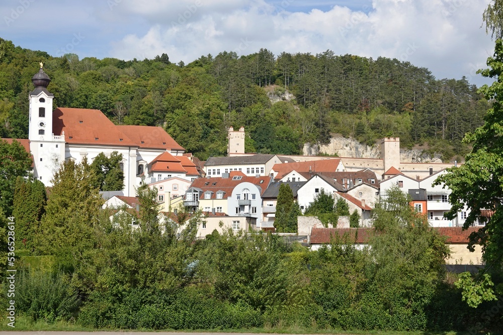Eichstätt - St. Walburg und Stadtmauer