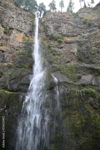 waterfall in the mountains