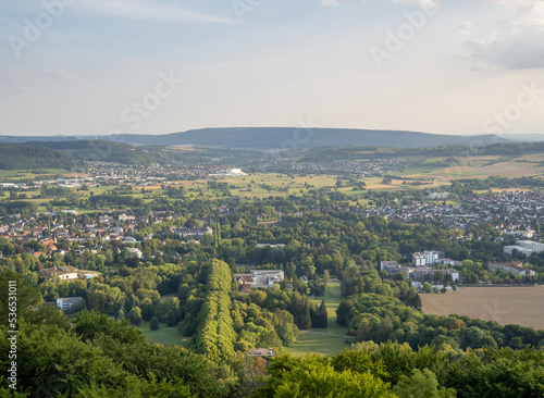 Landscape at sunset in Germany