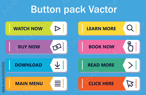 cta web button collection