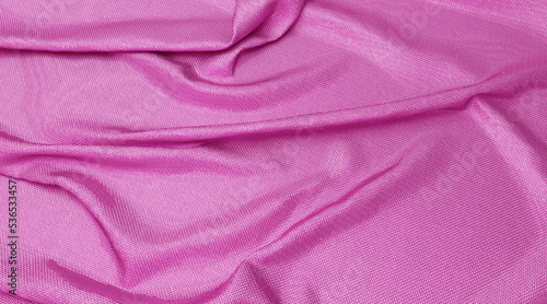 digital bright gaudy pink woven linen cloth texture 3D Rendering