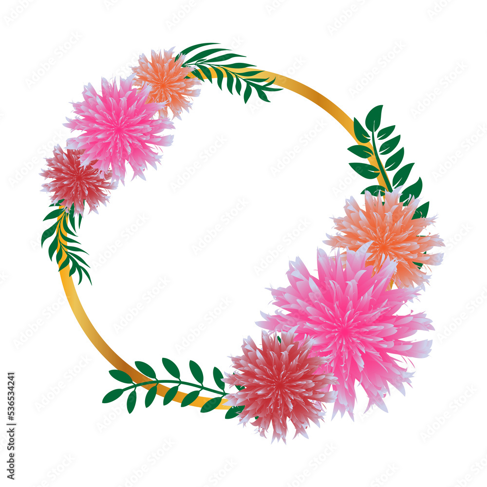 Obraz premium wreath from flowers