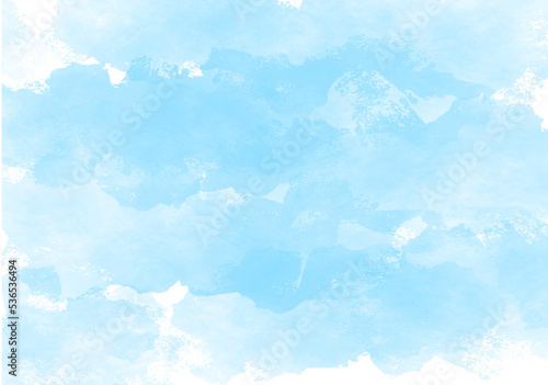 zima tło watercolor farby malować przezroczysty plama chmura rozbłysk akwarela ręczne papier obraz