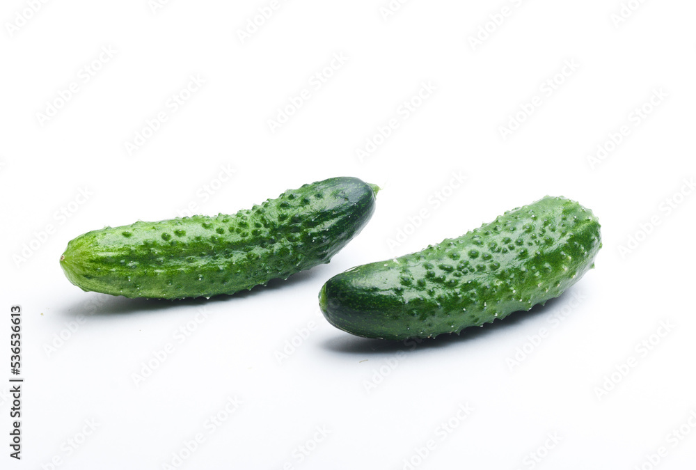 cucumber isolated on white background cucumber isolated on white background