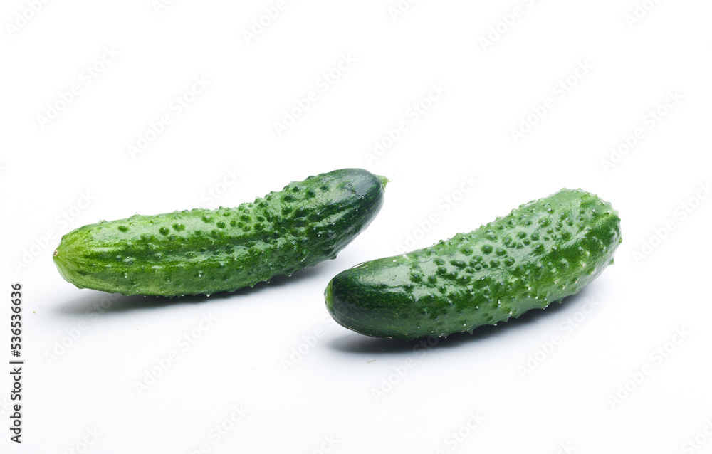 cucumber isolated on white background cucumber isolated on white background