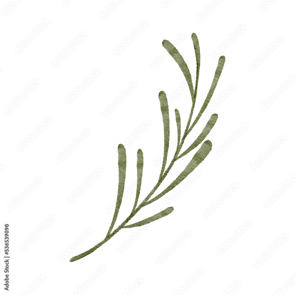 Christmas Leaves Watercolor Clipart Christmas Leaves Watercolor Clipart