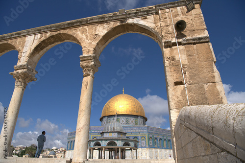 Felsendom Jerusalem.Islam Religion 