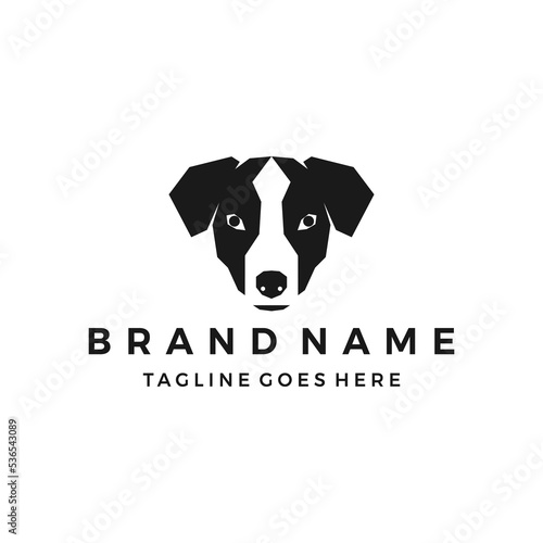 dog labrador on white background design. template Vector illustration