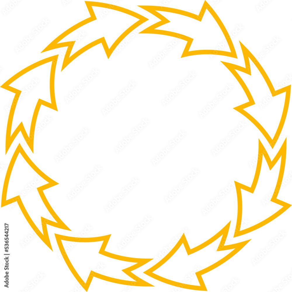 Contour circle arrows set vector illustration. Collection of blue and orange circular arrows, reuse or motion pictograms and reload or refresh icons for presentation, website or infographics Contour circle arrows set vector illustration. Collection of blue and orange circular arrows, reuse or motion pictograms and reload or refresh icons for presentation, website or infographics
