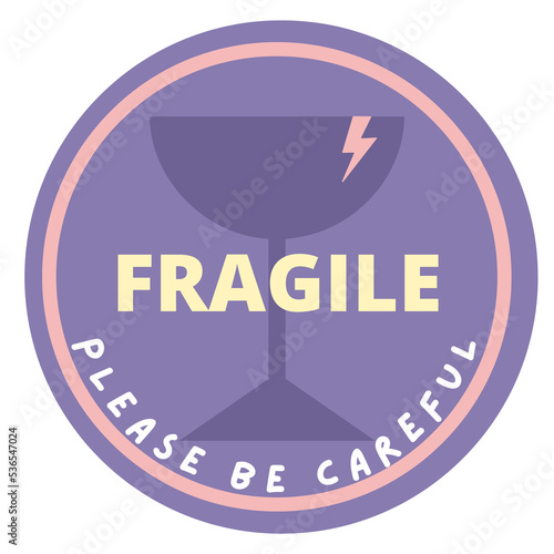 Fragile Attention Sticker