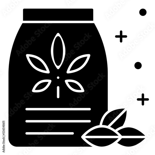seeds solid icon