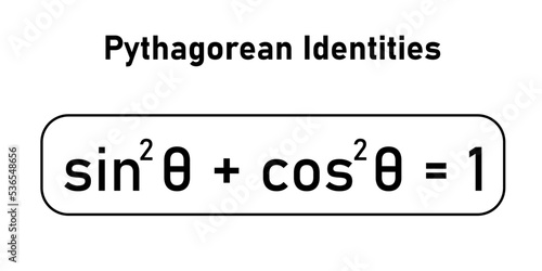 pythagorean identities formulas. Sine squared plus cosine squared equal one.