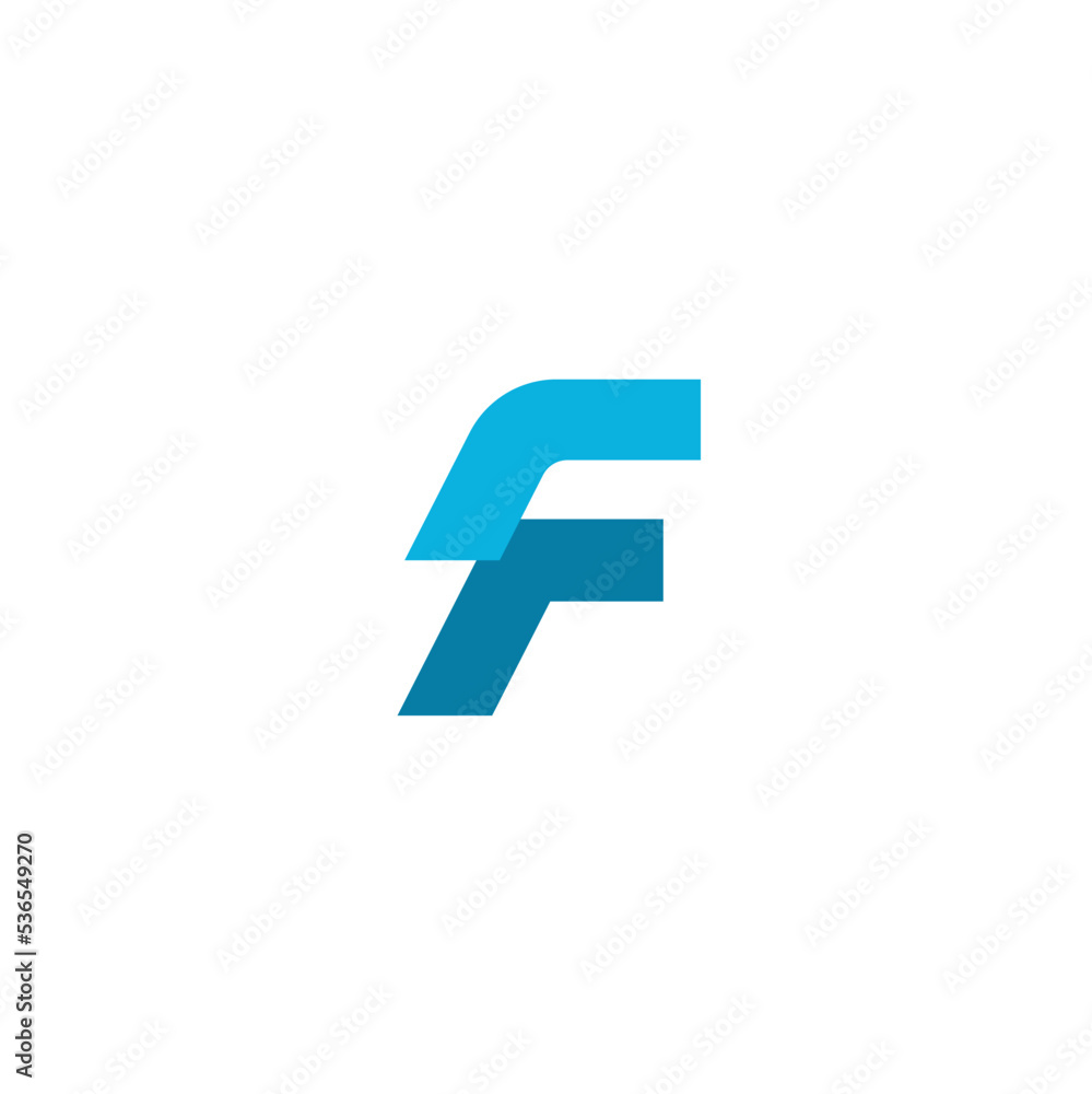 Modern letter F monogram logo. Universal emblem vector icon. Modern letter F monogram logo. Universal emblem vector icon.