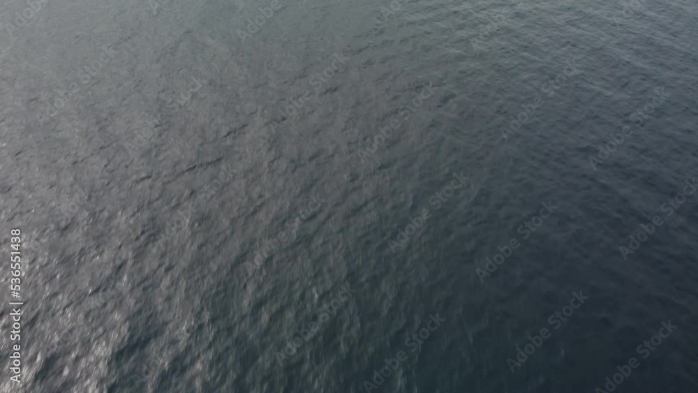 calm surface of the Adriatic sea captured by a low-flying drone, the archipelago of the island of Rab calm surface of the Adriatic sea captured by a low-flying drone, the archipelago of the island of Rab