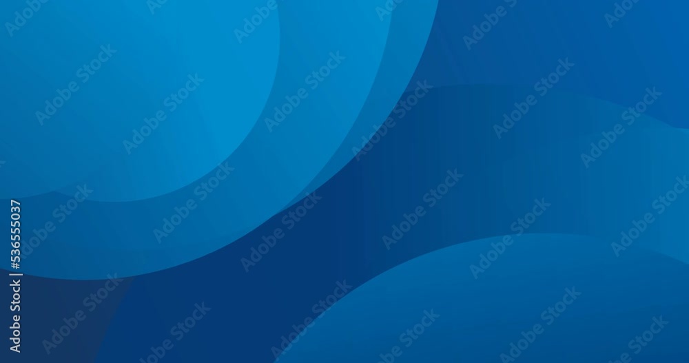 blue abstract circle background animation