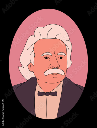 Vector outline illustration of Edvard Grieg. Norwegian composer, pianist, conductor, public figure.