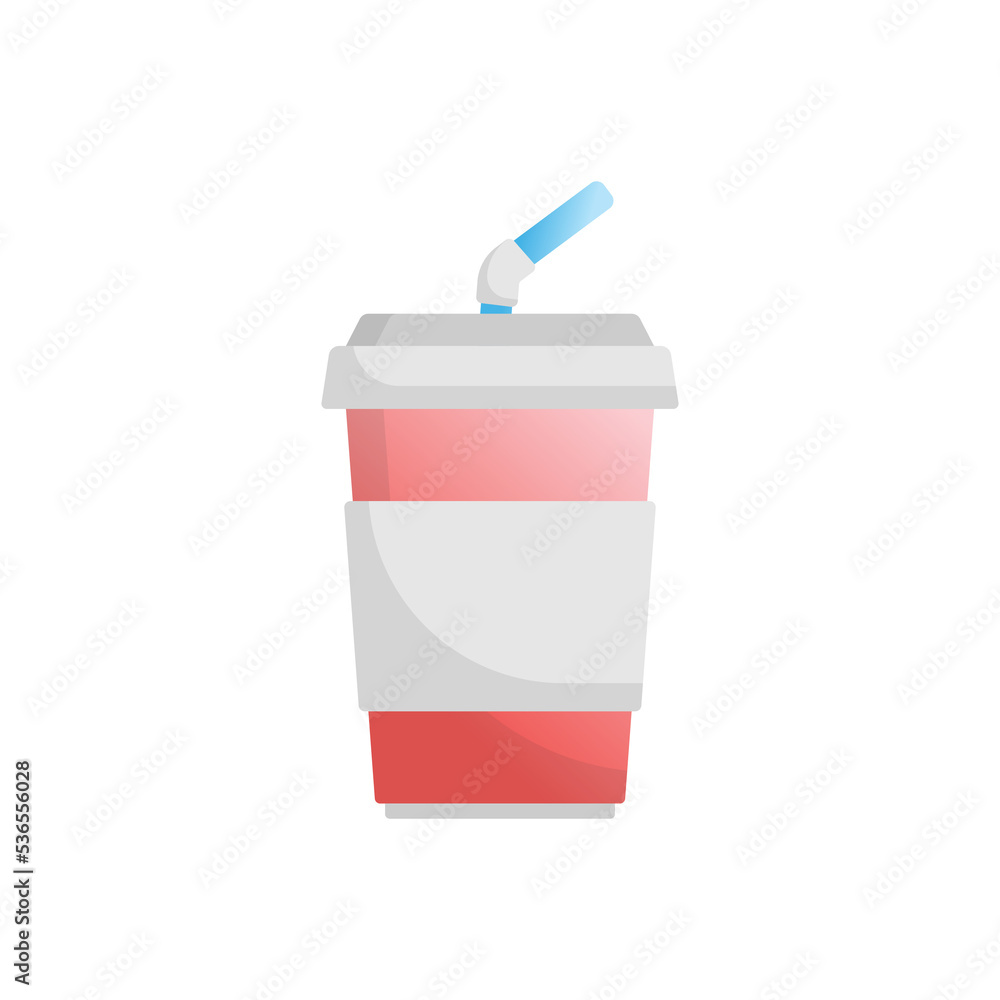Obraz premium Soft Drink icon design template vector illustration