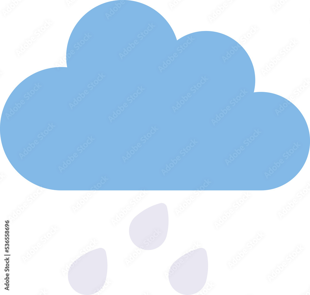 Cloud and Rain, Various weather icons Cloud and Rain, Various weather icons