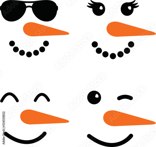 Fotografía Snowman faces