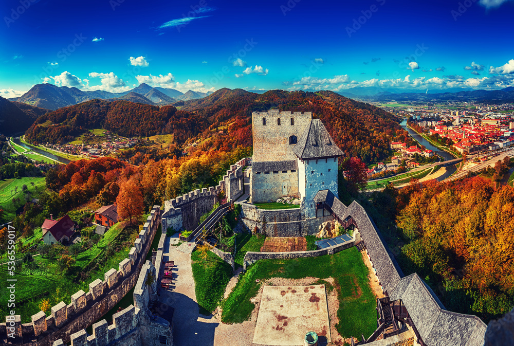 Obraz premium Castle in Celje city