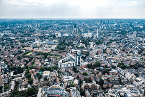 London Cityscape Aerial Panorama View