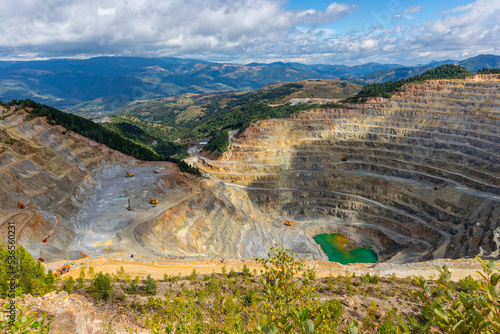 Copper quarry, Rosia Poieni, Romania photo