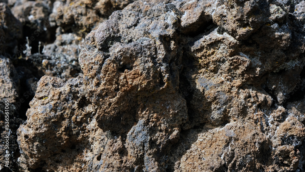 Kula Salihli Unesco Global Geopark. 
Black volcanic stones