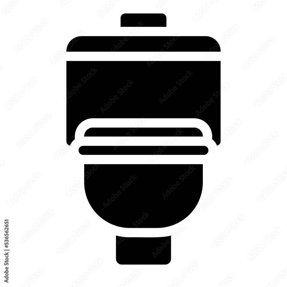 toilet glyph icon toilet glyph icon