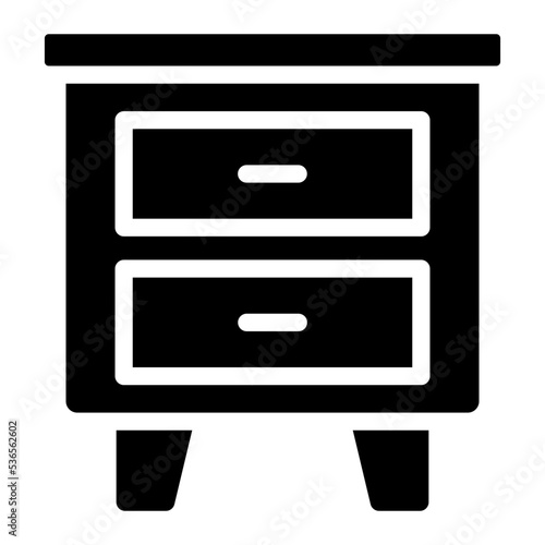 nightstand glyph icon
