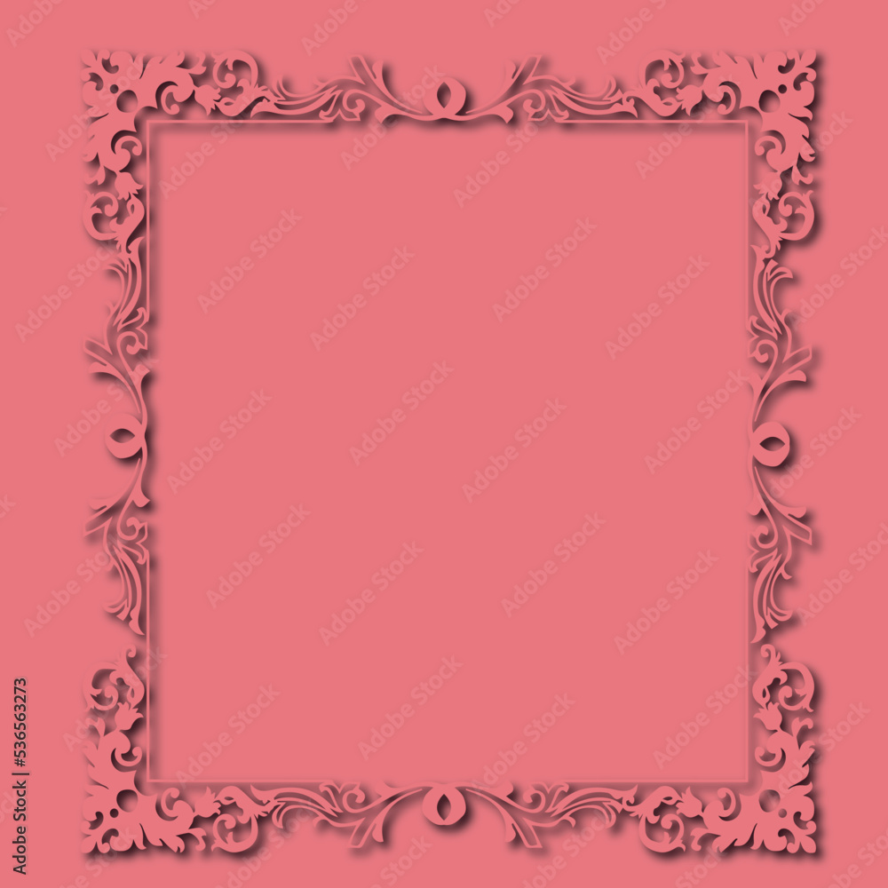 Frame, in the style of an ornament, Vector illustration eps 10, Art. Frame, in the style of an ornament, Vector illustration eps 10, Art.