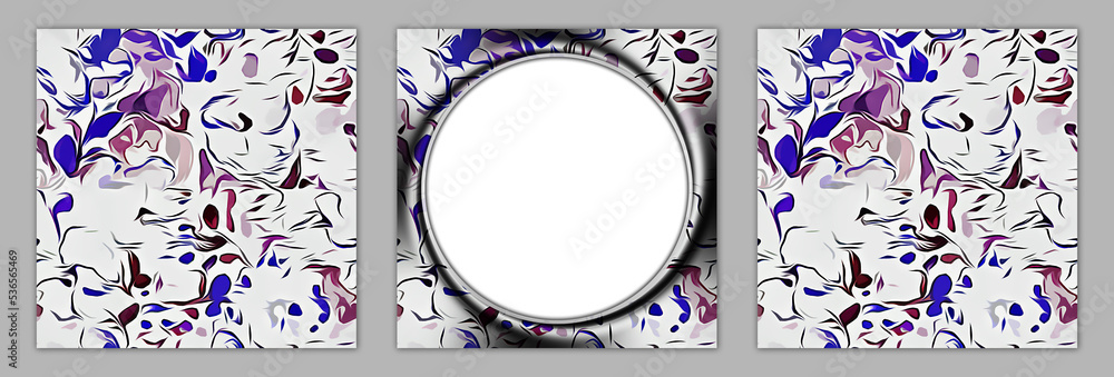 Textile and wallpaper patterns. A printable digital illustration work ...