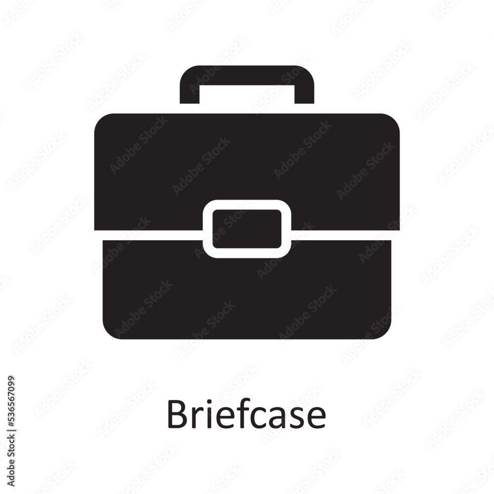 Briefcase Vector Solid Icon Design illustration. Banking and Payment Symbol on White background EPS 10 File Briefcase Vector Solid Icon Design illustration. Banking and Payment Symbol on White background EPS 10 File