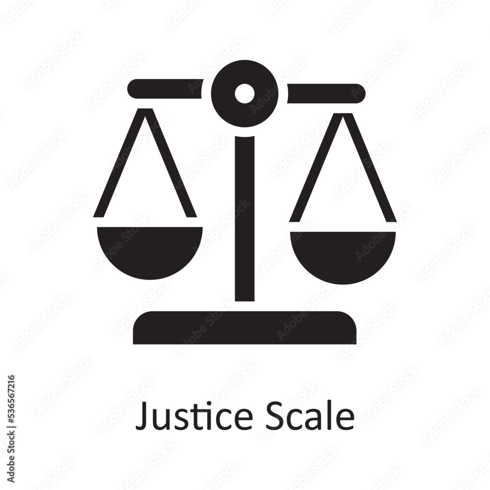 Justice Scale Vector Solid Icon Design illustration. Banking and Payment Symbol on White background EPS 10 File Justice Scale Vector Solid Icon Design illustration. Banking and Payment Symbol on White background EPS 10 File